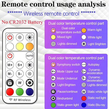 RGB Ring Light Lamp Ring Round With Remote Control For Smartphone Mobile Led Video Light Ring Make Youtube Photographic Lighting