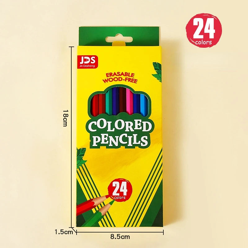 12/24/36/48 Colors Oily Colored Pencils Hexagon Wooden Handle Set Artist Painting Drawing Sketch Art Design Student Supplies