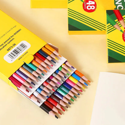 12/24/36/48 Colors Oily Colored Pencils Hexagon Wooden Handle Set Artist Painting Drawing Sketch Art Design Student Supplies