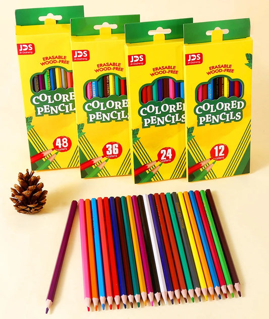 12/24/36/48 Colors Oily Colored Pencils Hexagon Wooden Handle Set Artist Painting Drawing Sketch Art Design Student Supplies