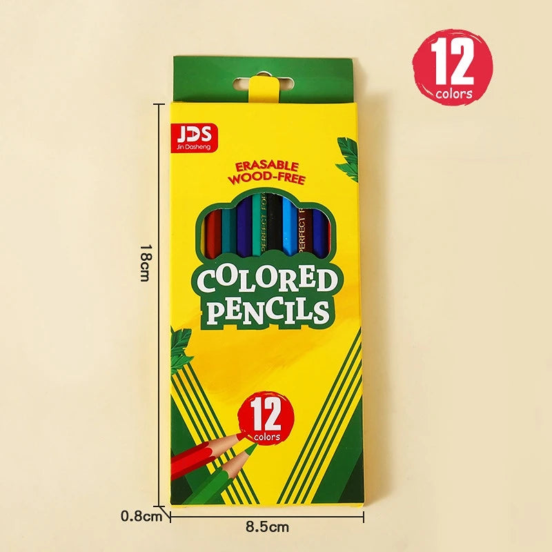 12/24/36/48 Colors Oily Colored Pencils Hexagon Wooden Handle Set Artist Painting Drawing Sketch Art Design Student Supplies
