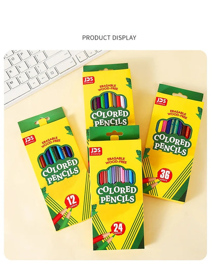 12/24/36/48 Colors Oily Colored Pencils Hexagon Wooden Handle Set Artist Painting Drawing Sketch Art Design Student Supplies